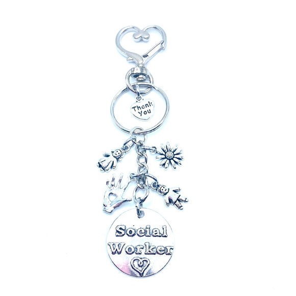 Social Worker Keychain Bag Charm - Picture 2 of 6
